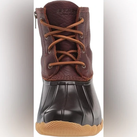 Sperry Women's Saltwater Core Boots - Tan/dark Brown - size 9.5 - NWT - Picture 3 of 8